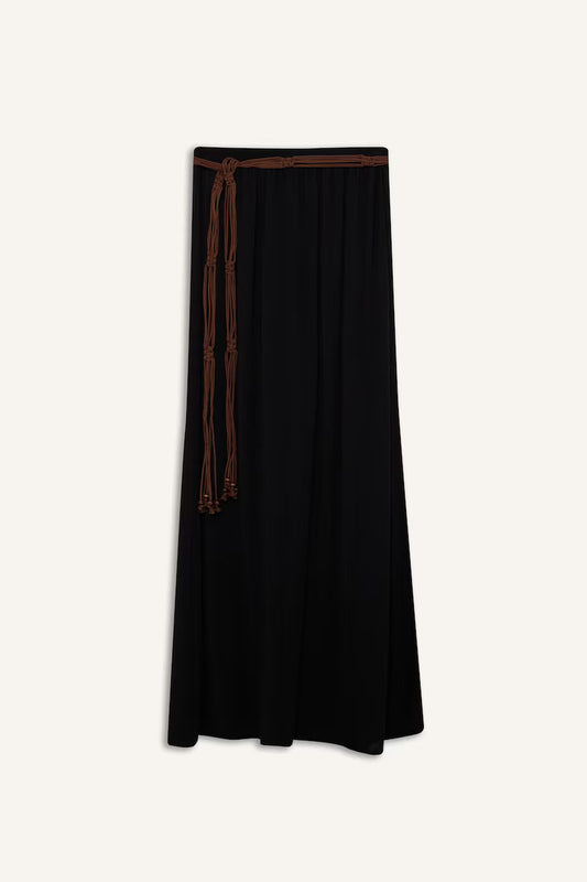 Pleated Midi Skirt