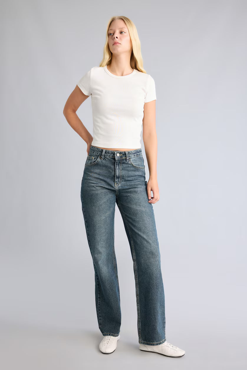 Straight Leg Jeans