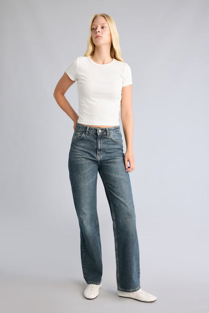 Straight Leg Jeans